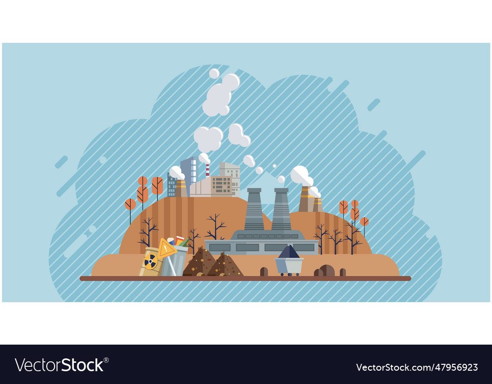 Metaphor climate change global warming and water Vector Image