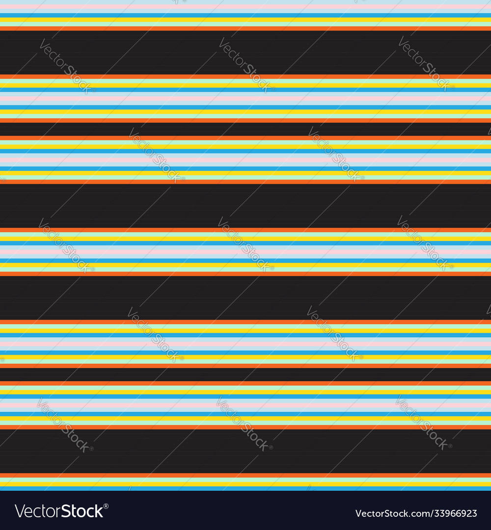 Rainbow stripe seamless pattern background vector image Rainbow stripe seamless pattern background