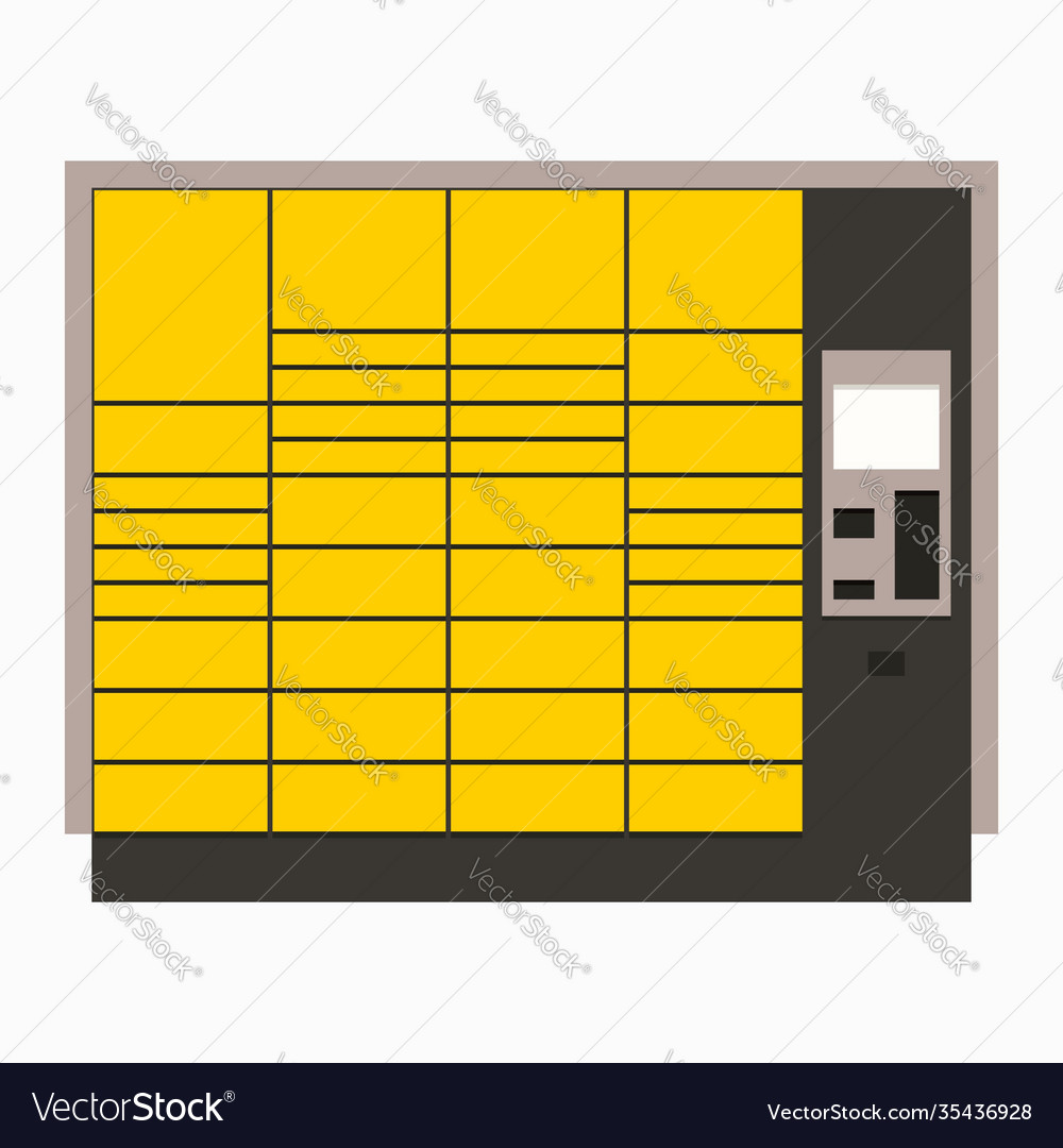 Automated self service post and parcel storage