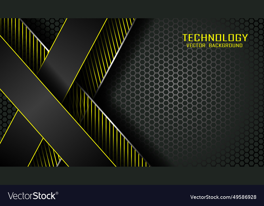 Background layers overlapped with glowing lines vector image Background layers overlapped with glowing lines