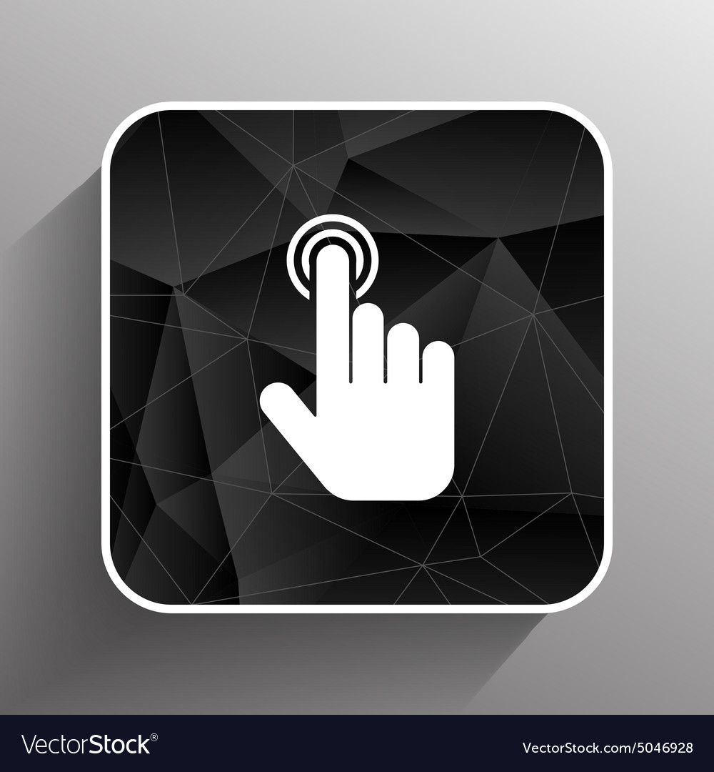 Click hand icon pointer finger
