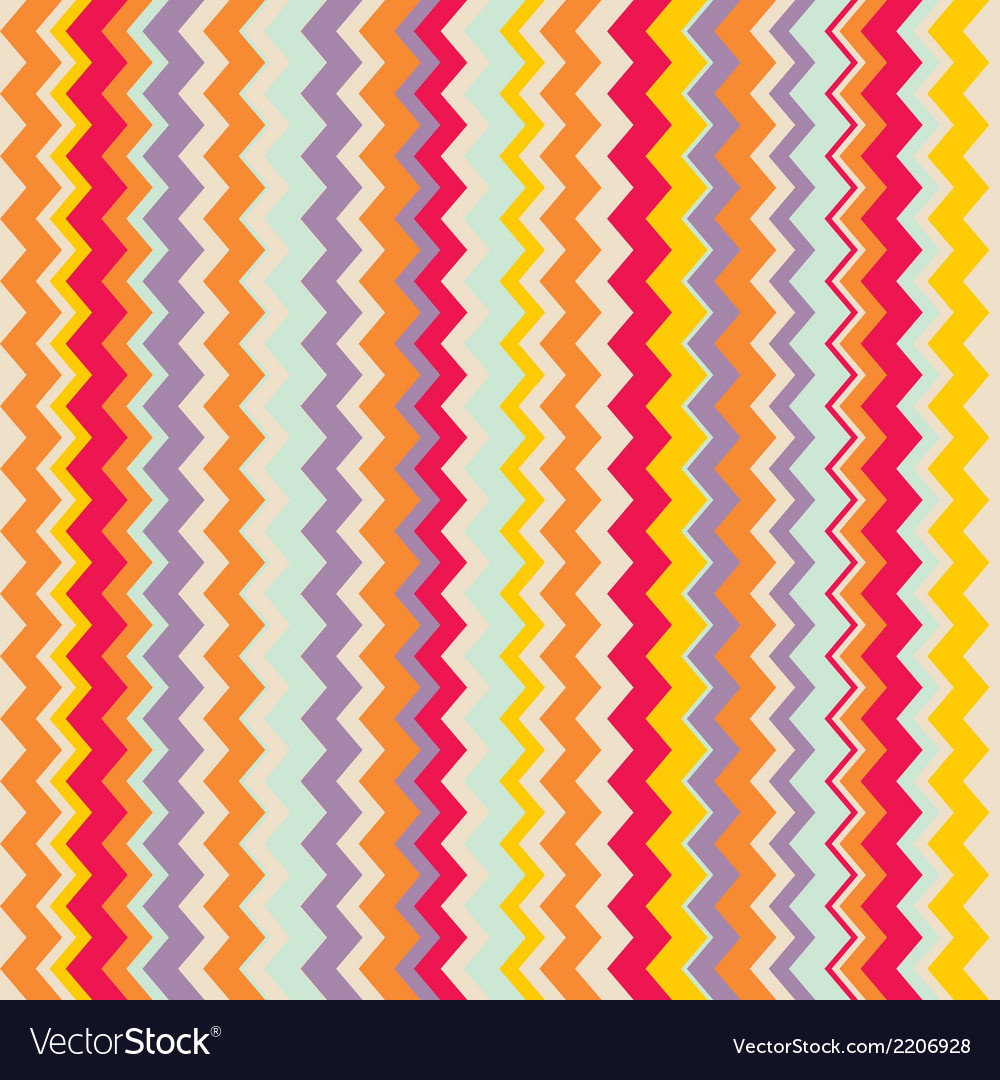 Bunte Zigzag Streifenmuster
