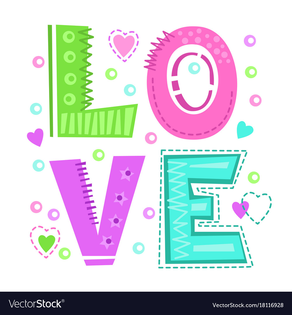 Cute girlish Royalty Free Vector Image - VectorStock