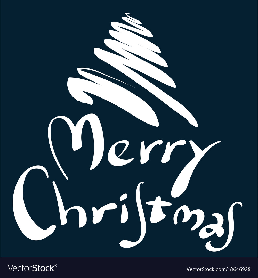 Merry christmas card Royalty Free Vector Image