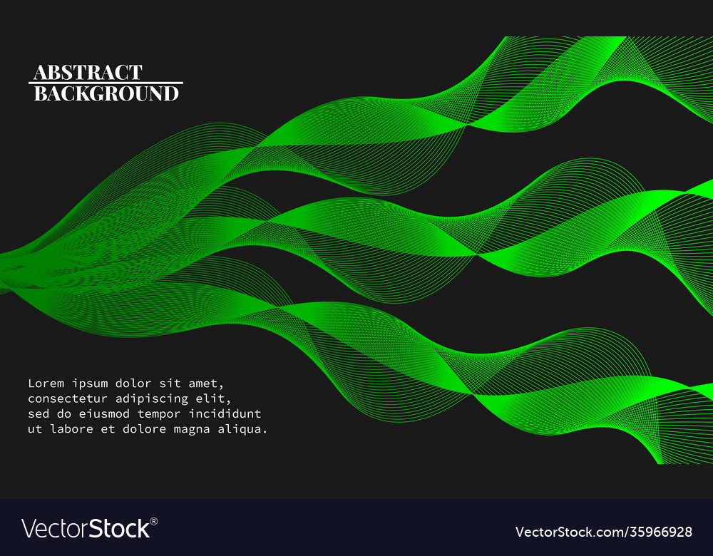 Modern abstract background with wavy lines