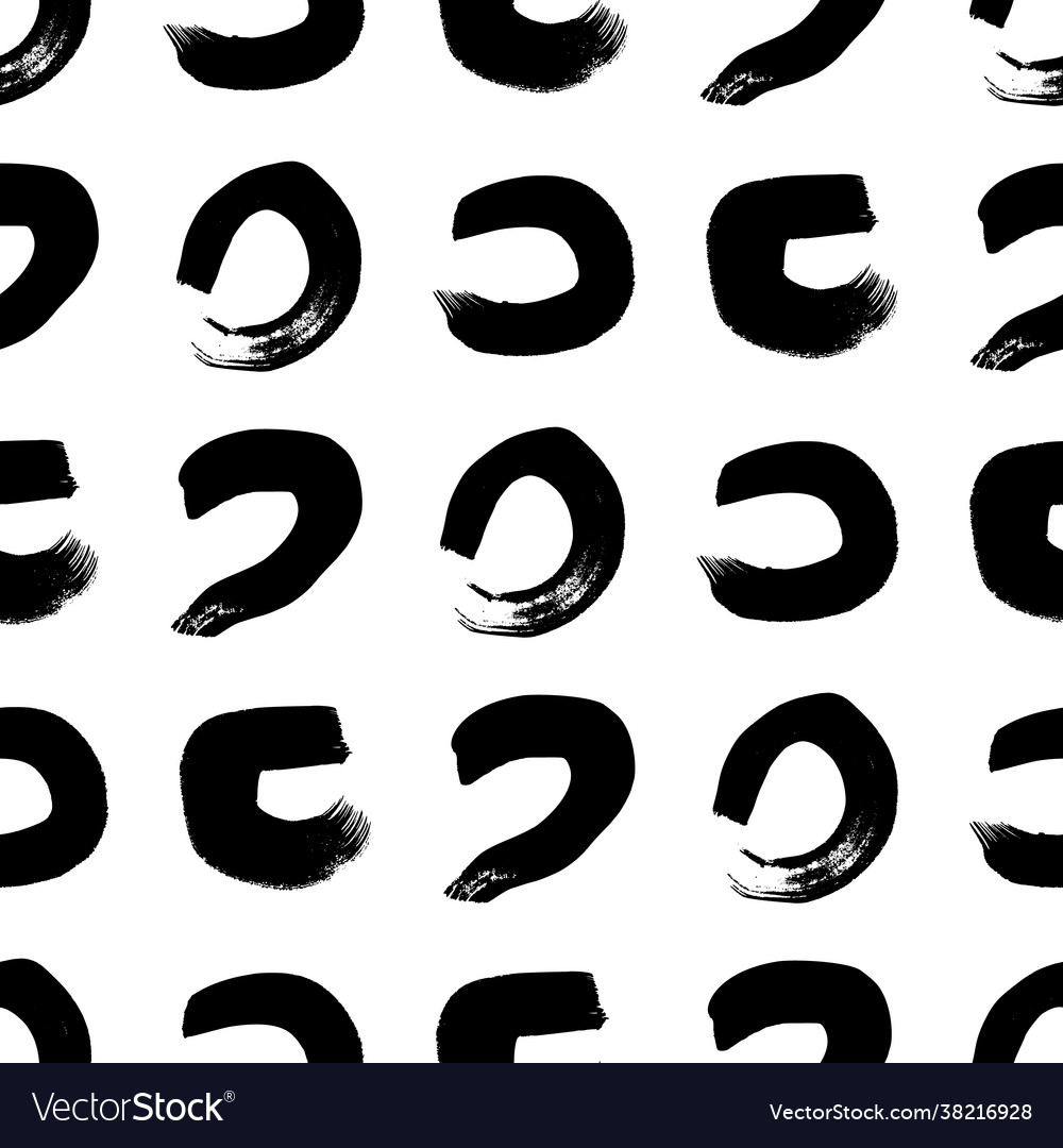 Seamless pattern with sketch circles shape Vector Image Seamless pattern with sketch circles shape