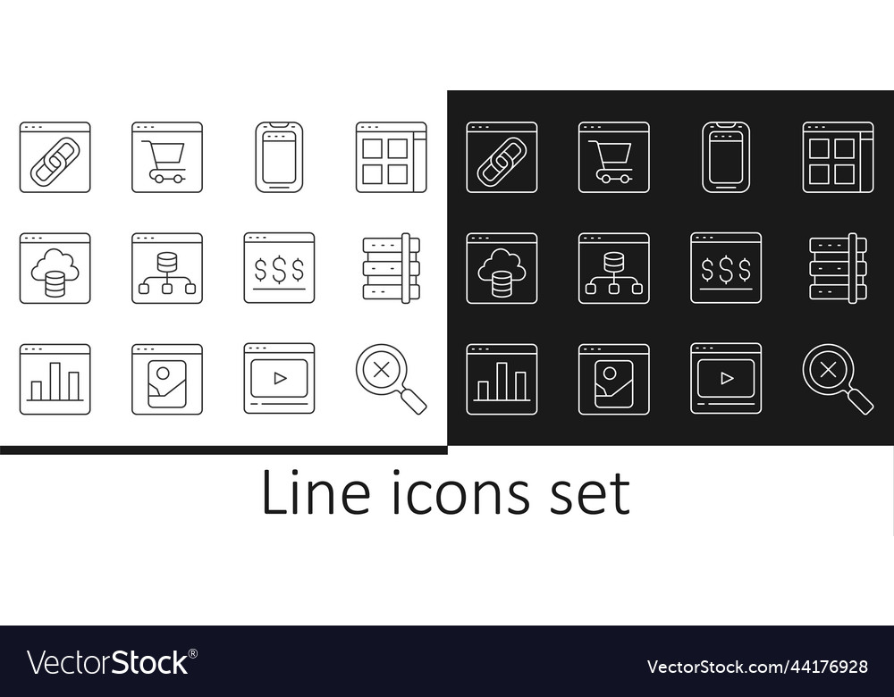 Set line magnifying glass and delete server