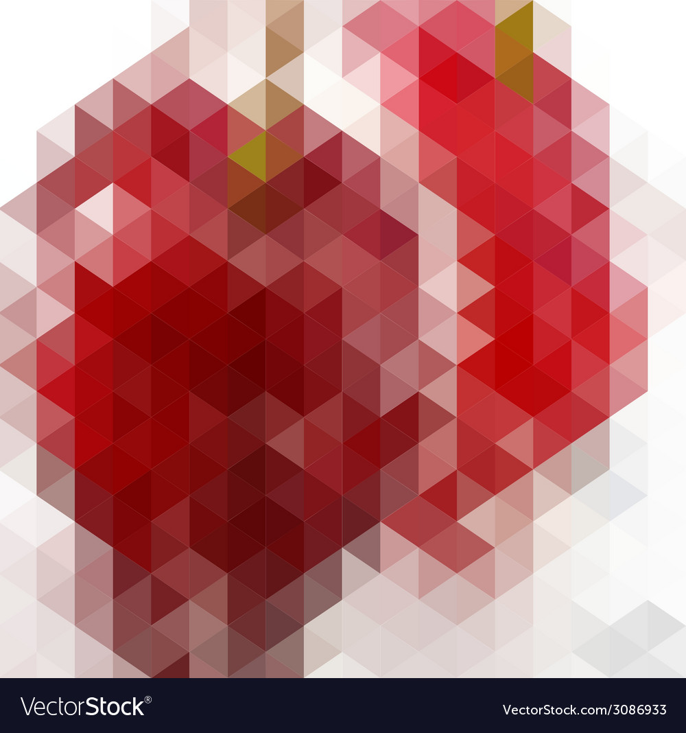 Abstract triangle geometrical multicolored