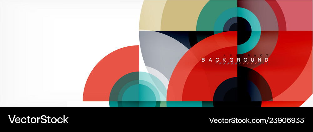 Circle composition geometric minimal Royalty Free Vector