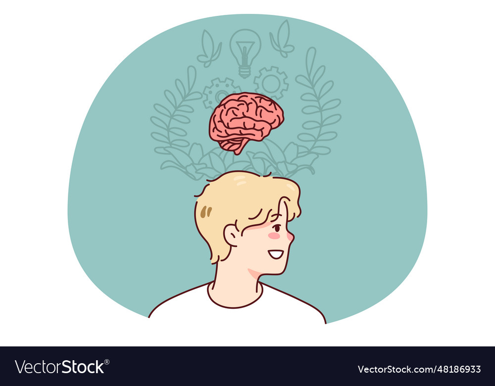 Man generate innovative idea