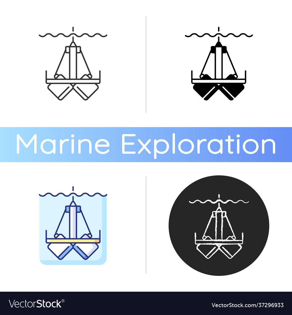 Sediment sampling icon Vector Image Sediment sampling icon