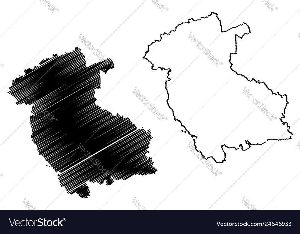 Stirling Council Area Map Stirling Council Area Map Royalty Free Vector Image