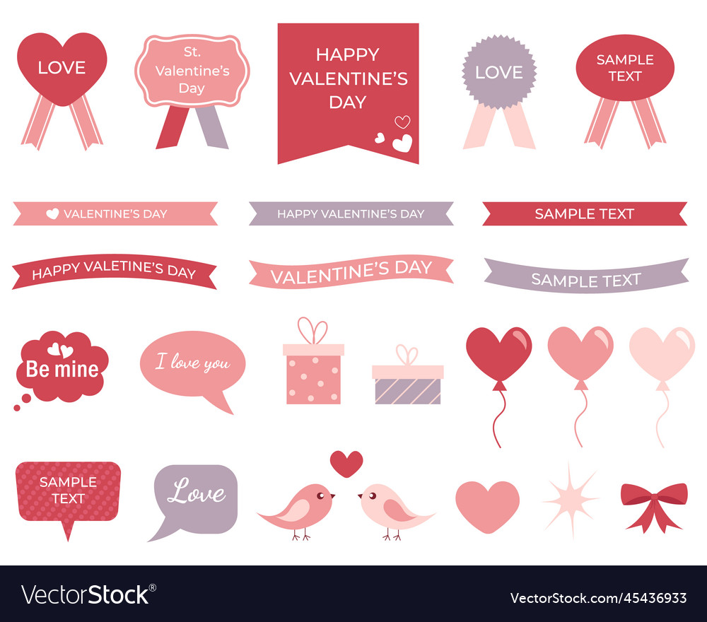 Valentinstag Set