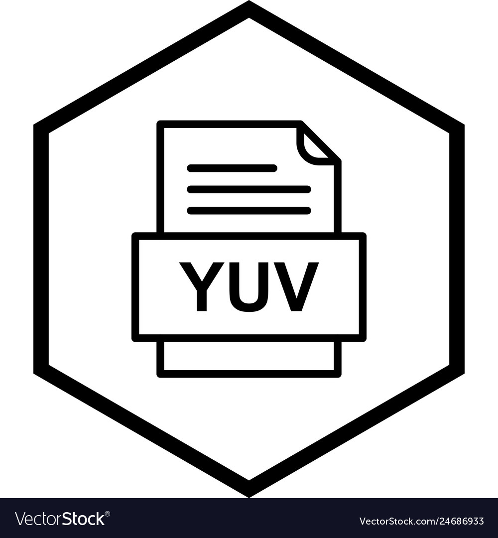 Yuv file document icon