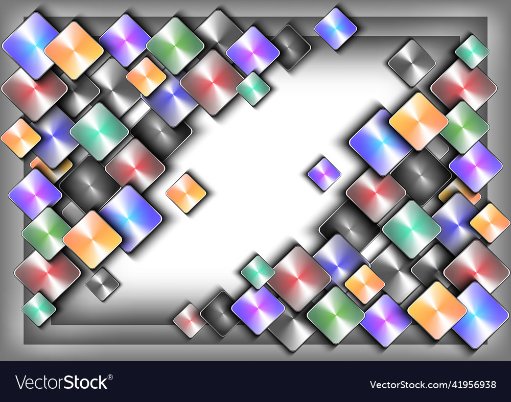 Abstract colorful buttons vector image Abstract colorful buttons