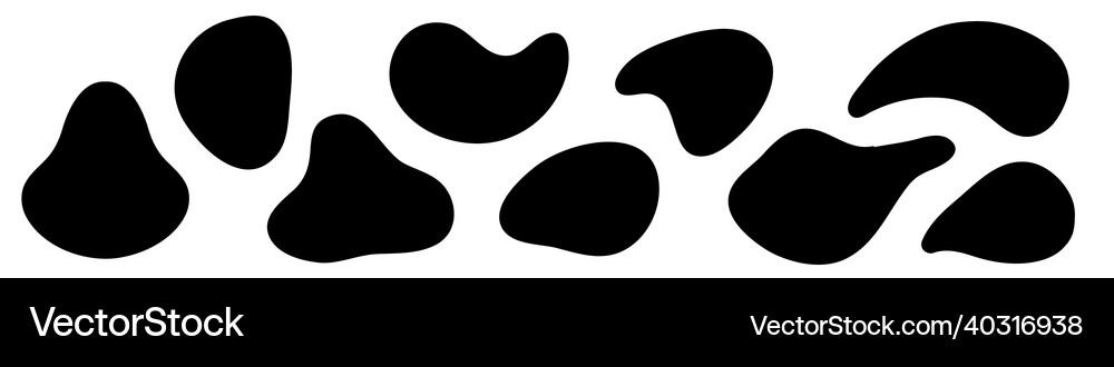 Liqud Form Abstract Liquid Forms Royalty Free Vector Image