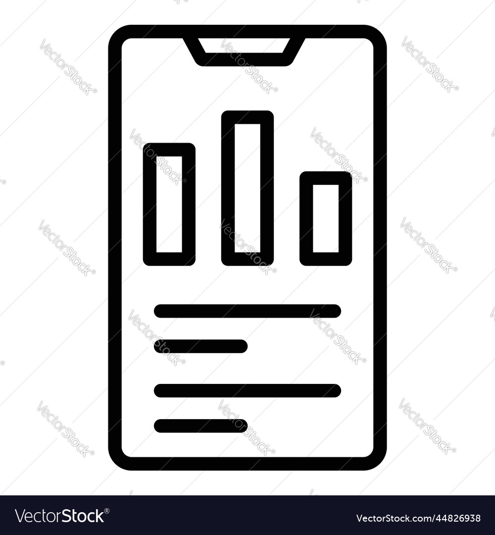 Analytics icon user interface as a simple sign