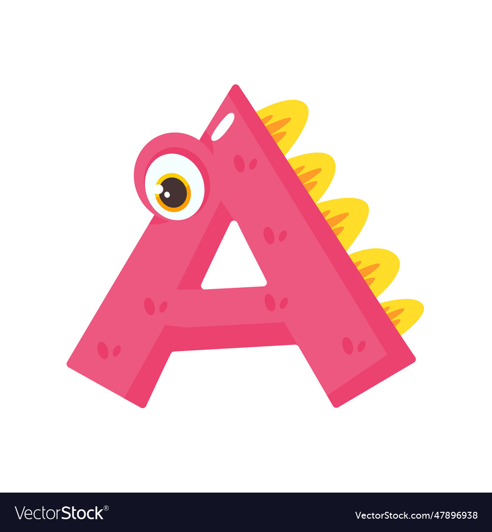 Dinosaur alphabet and numbers for nursery boys Vector Image