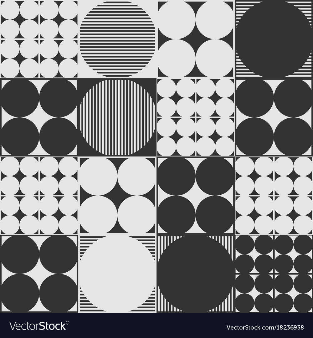 Geometric circle pattern