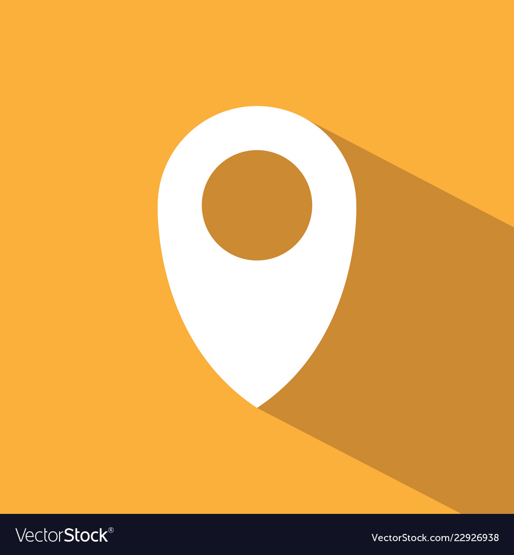 Gps pointer long shadow image