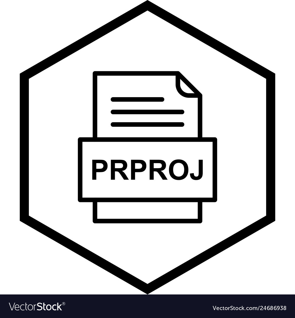 Prproj file document icon