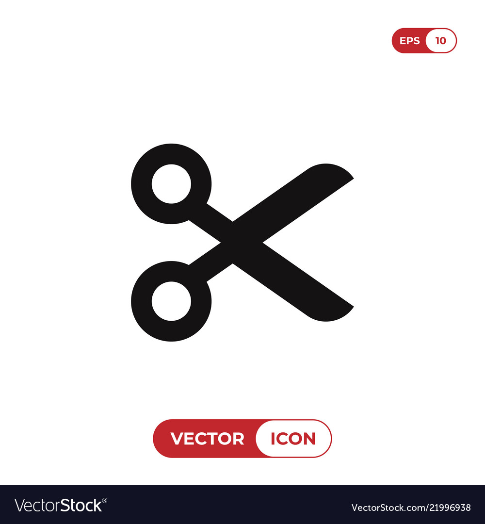 Scissors icon vector image Scissors icon