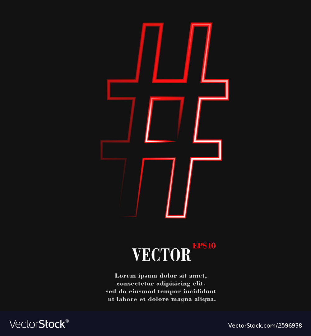 Sharp flat modern web button and space for your