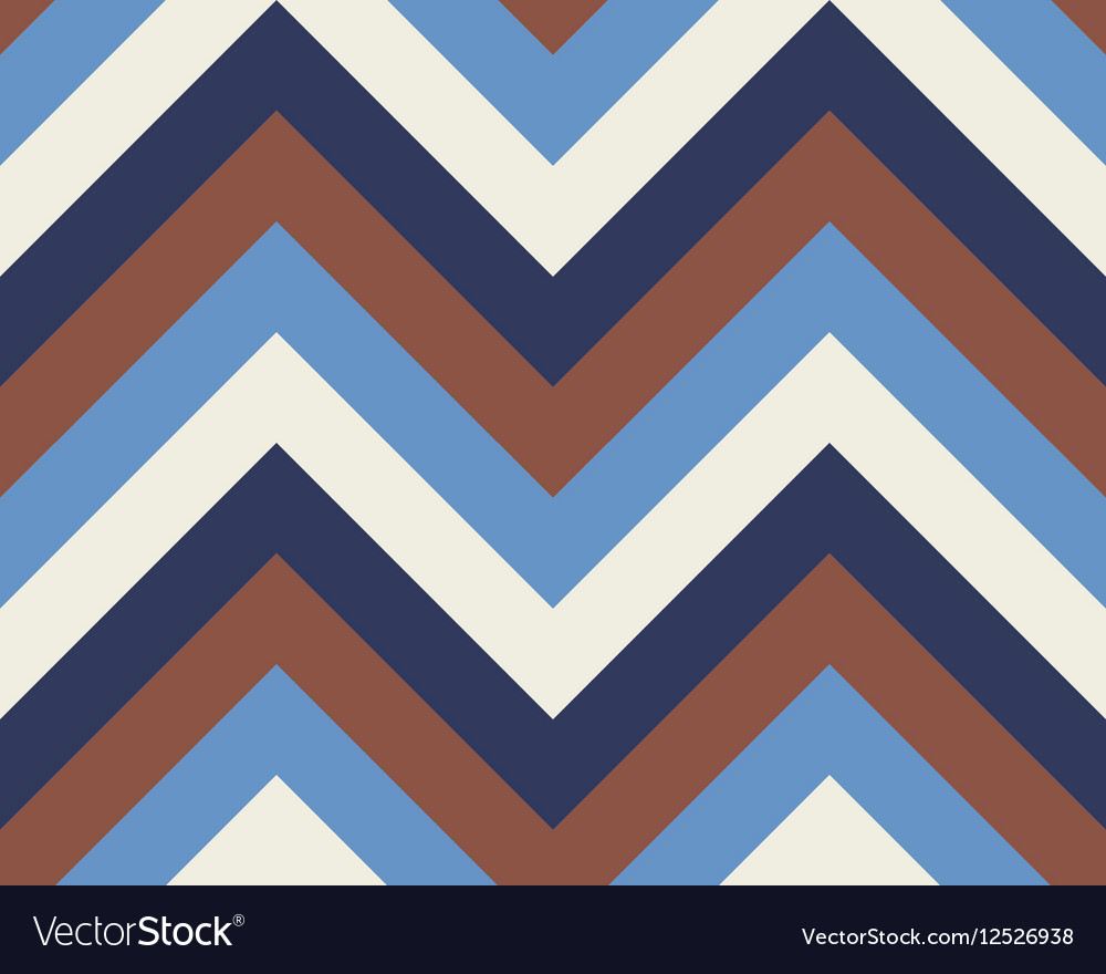 Striped zigzagging seamless pattern zig-zag line