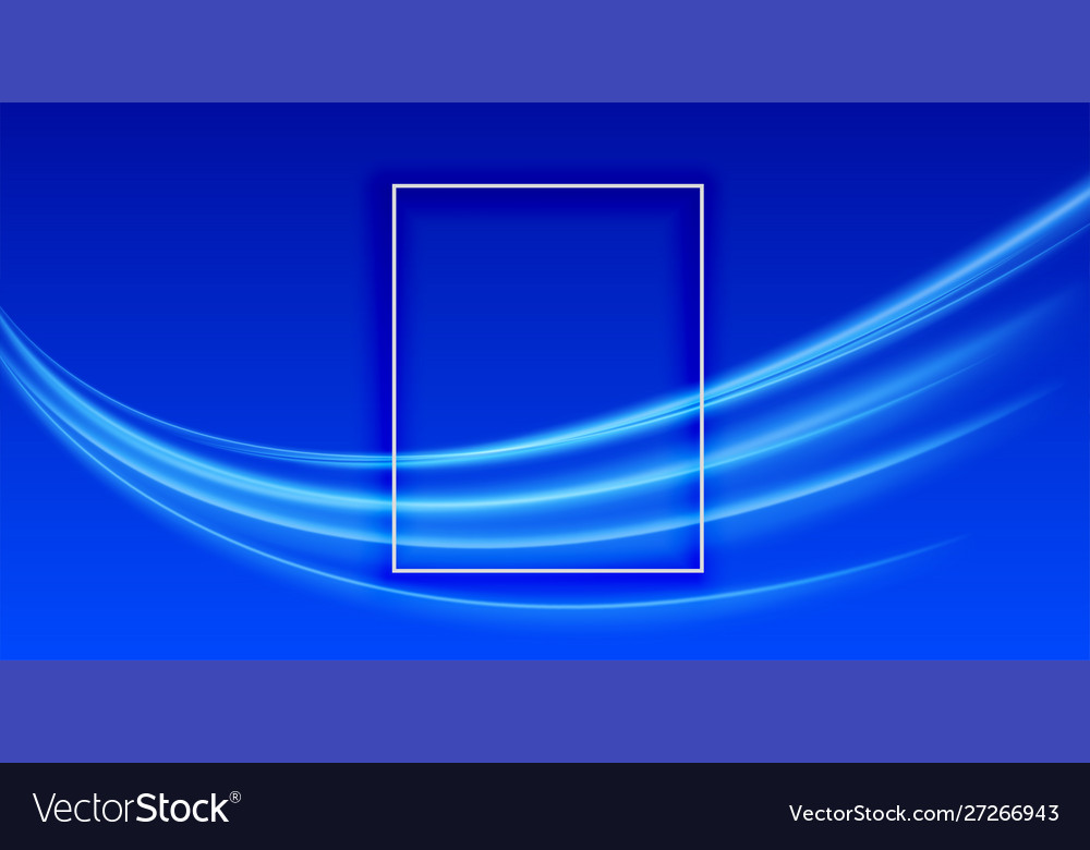 Abstract blue background with light streak design