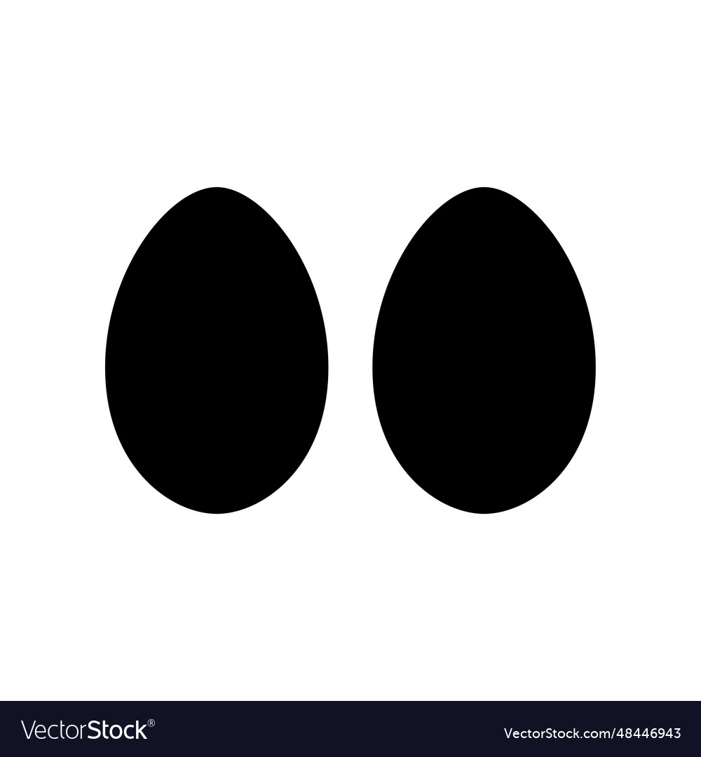 Eggs icon glyph style fill