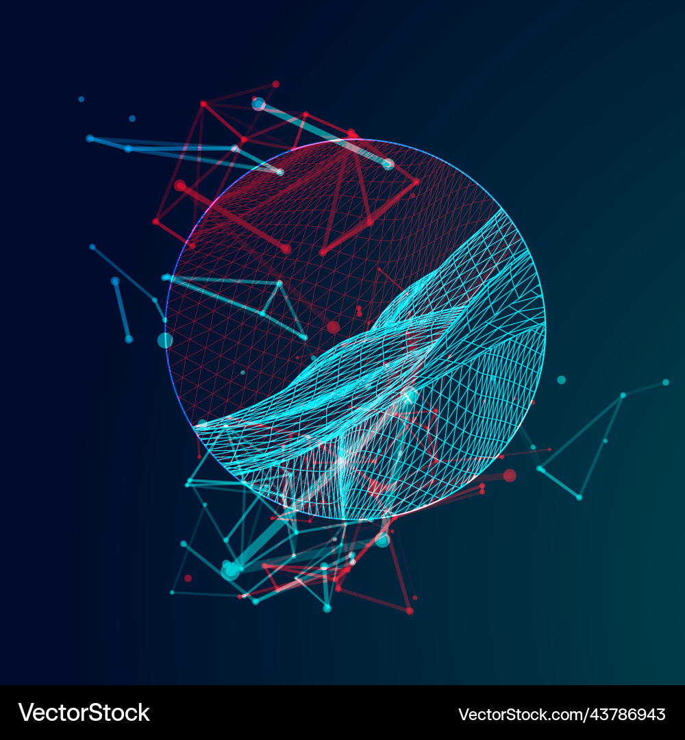 Modern science or technology elements trendy Vector Image