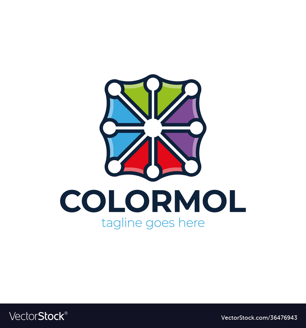 Molecule line icon - simple thin line icon