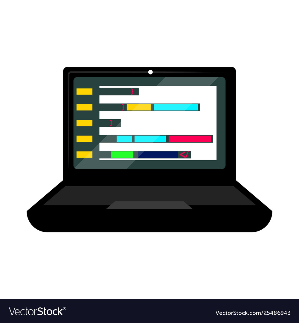 Programmiercode auf einem Laptop-Bildschirm