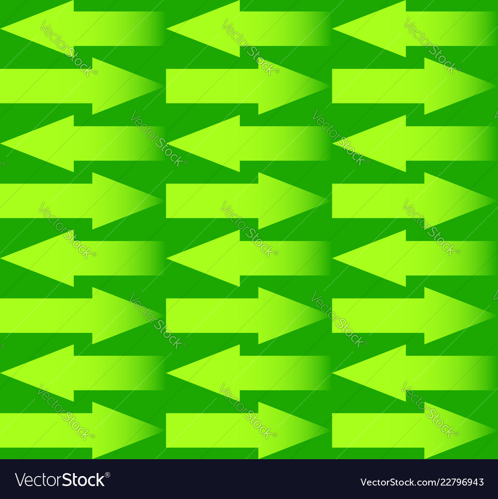 Repeatable arrow pattern with arrows in opposite