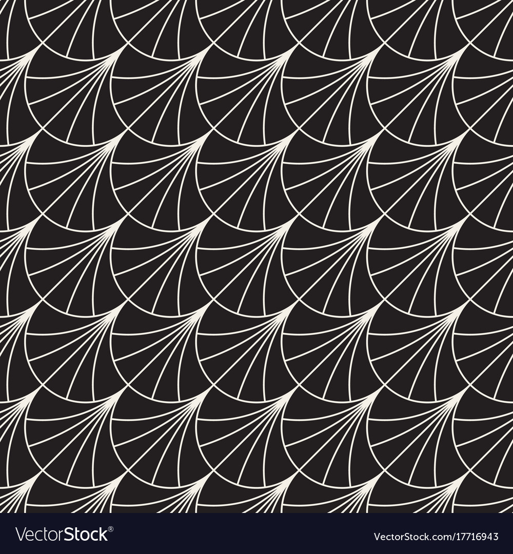 Seamless rounded lines pattern abstract