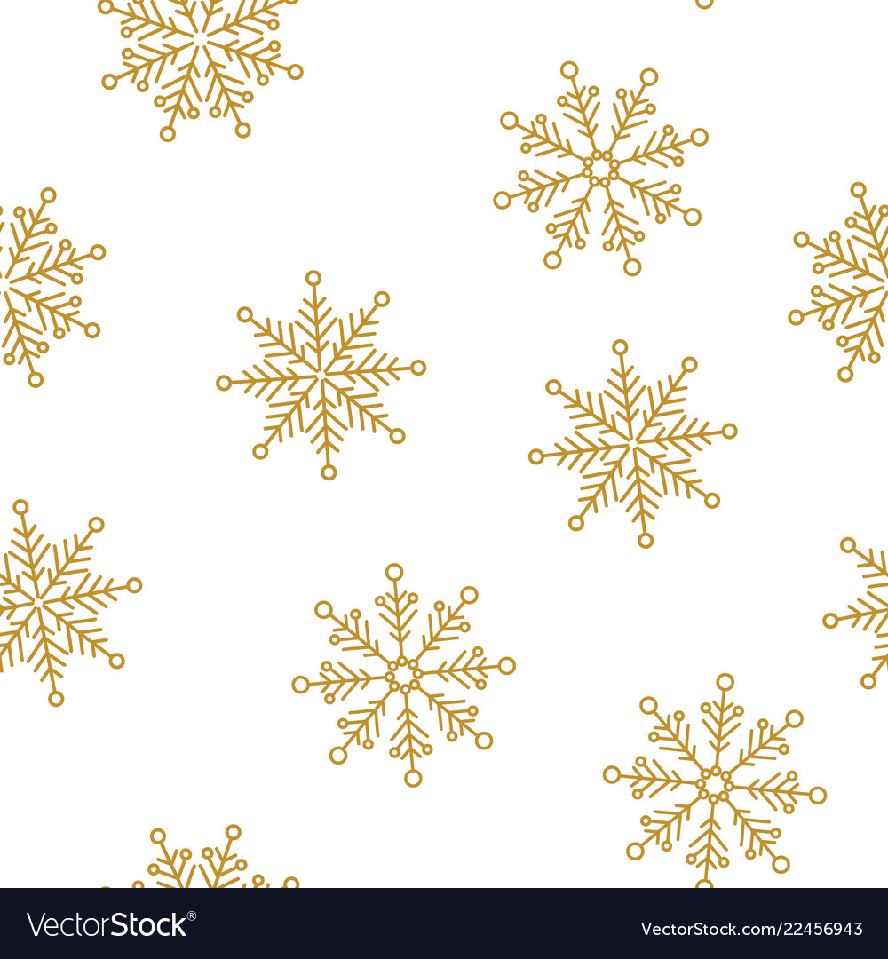 Snowflake Christmas Pattern