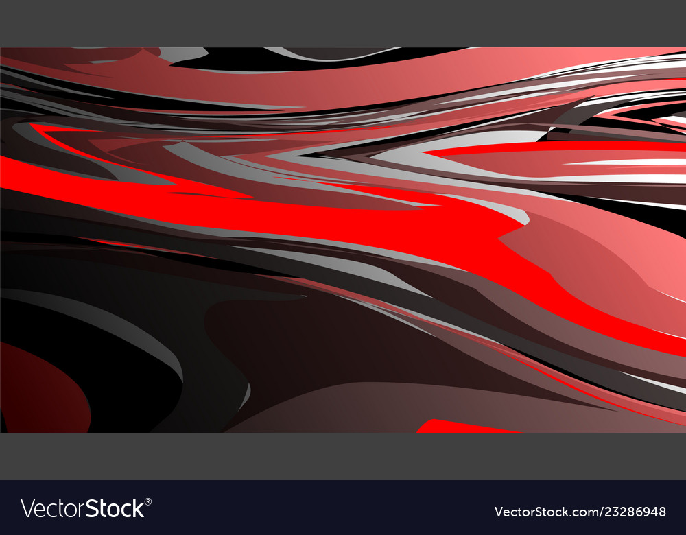 Abstract colorful background with red style wave vector image Abstract colorful background with red style wave