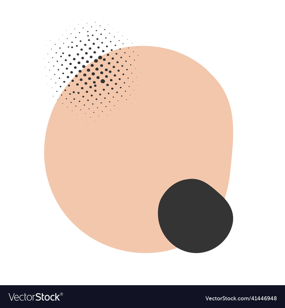 Abstract shape object on white background vector image Abstract shape object on white background
