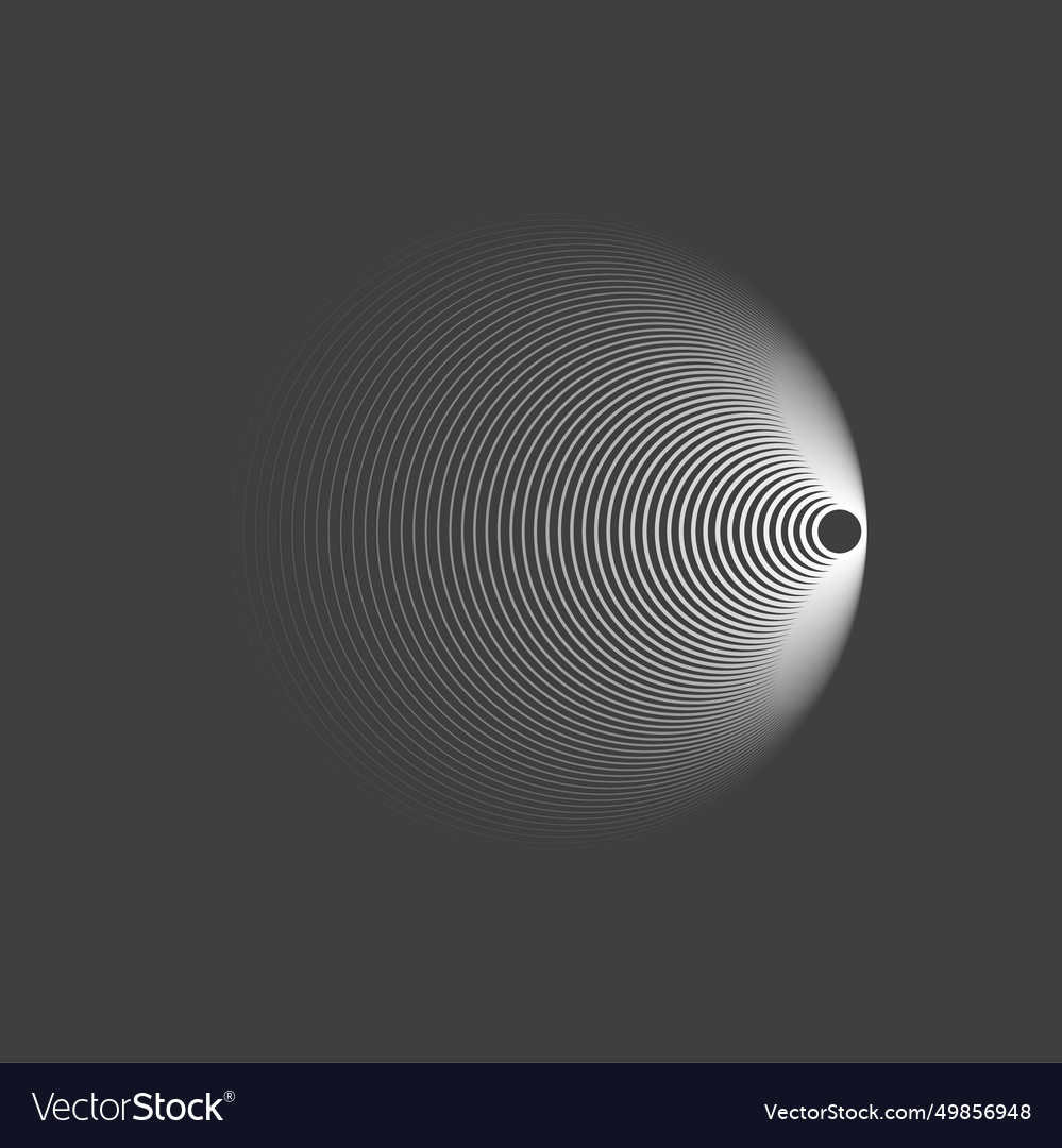 Concentric circle elements element for graphic Vector Image Concentric circle elements element for graphic