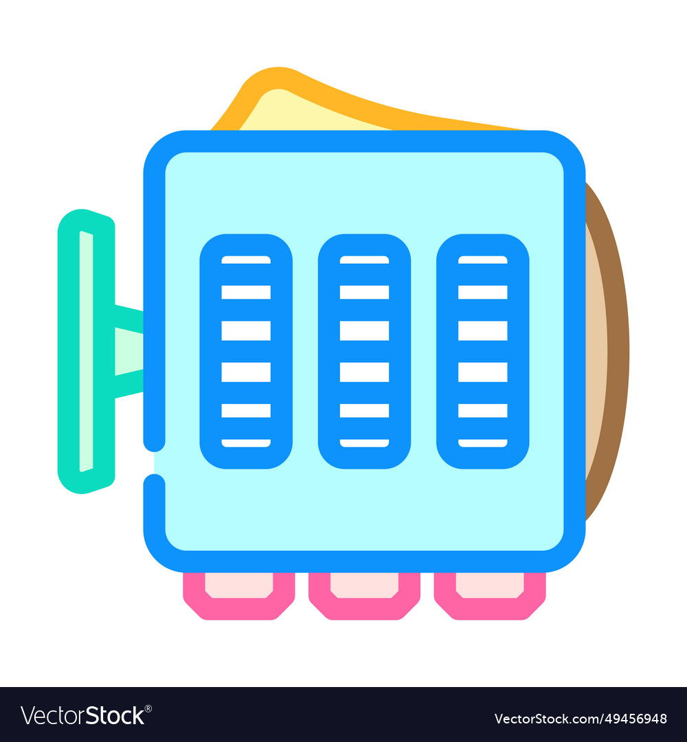 Fidget cube toy color icon