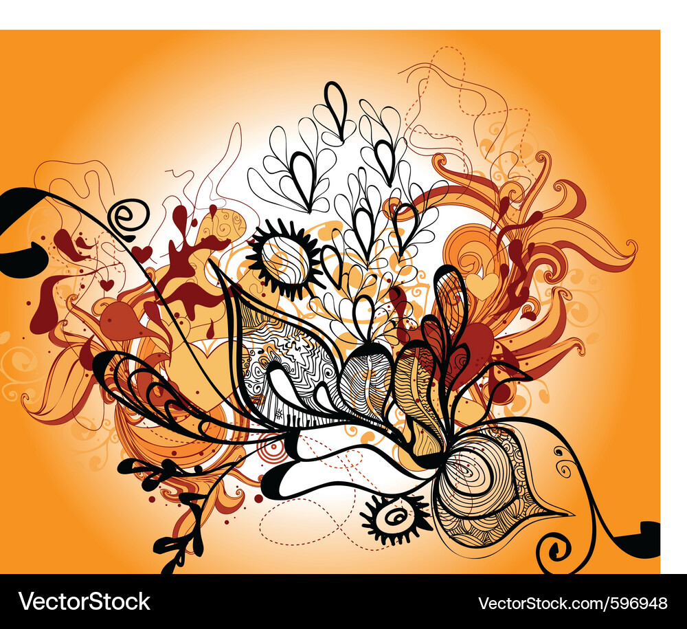Floral Royalty Free Vector Image - VectorStock