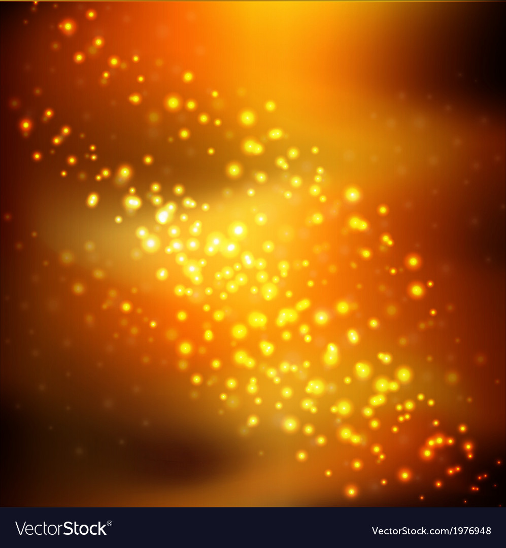 Golden Sparkle Star Background