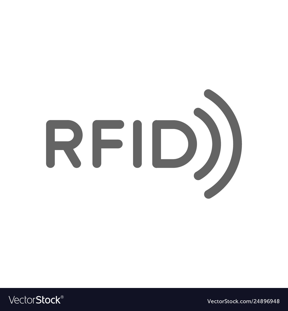RFID Wireless Waves Icon