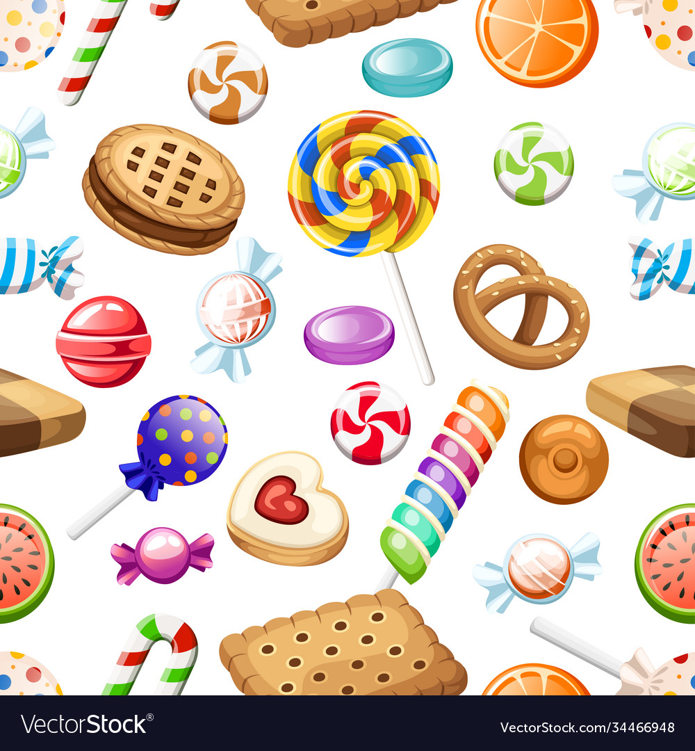 Seamless pattern big collection different vector image Seamless pattern big collection different
