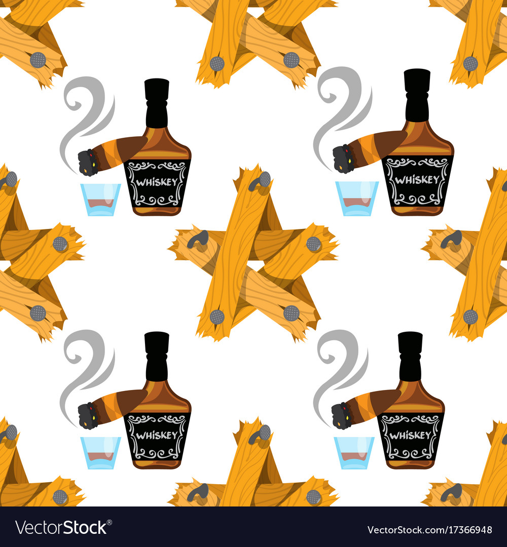 Seamless pattern for design surface with wooden