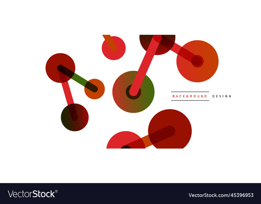 Abstract background round dots connected by lines Vector Image Abstract background round dots connected by lines