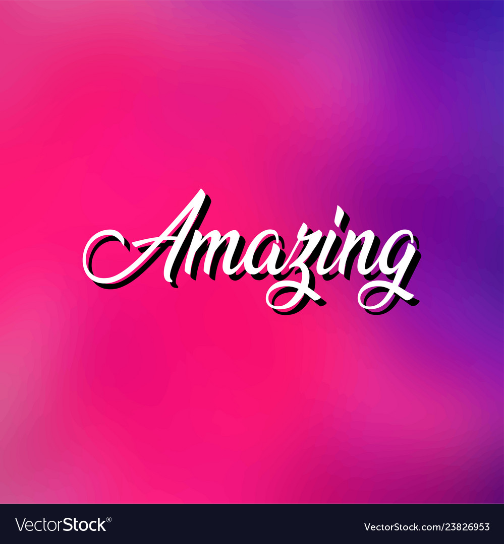 Amazing life quote with modern background