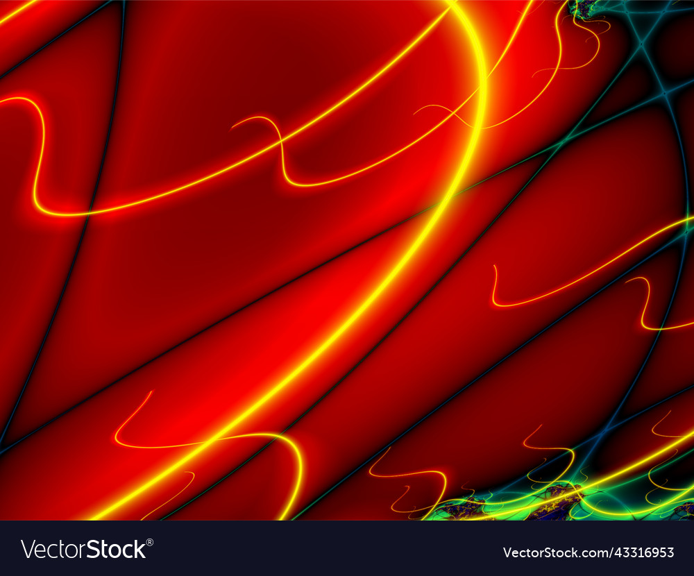 Bright abstract pattern of and luminous Vector Image Bright abstract pattern of and luminous