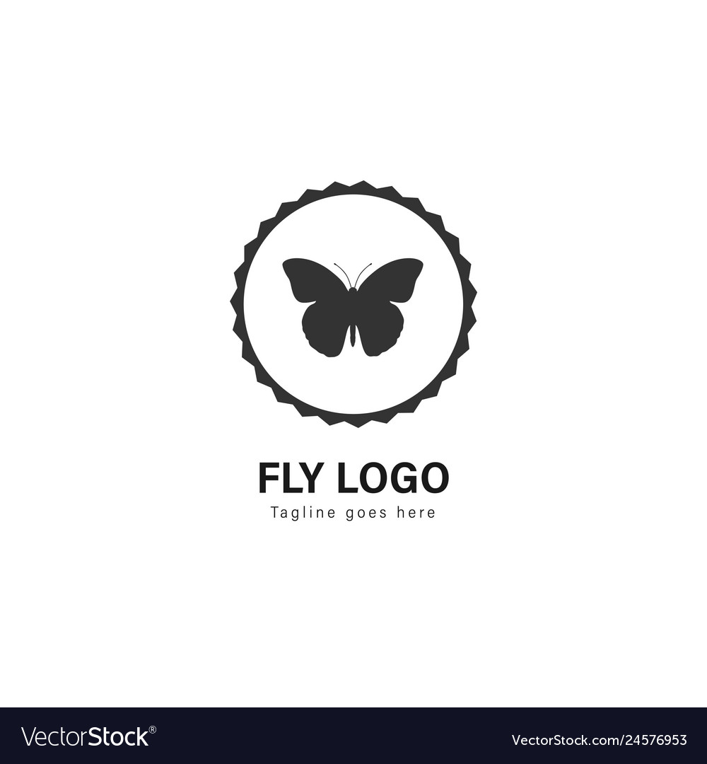 Butterfly logo template design