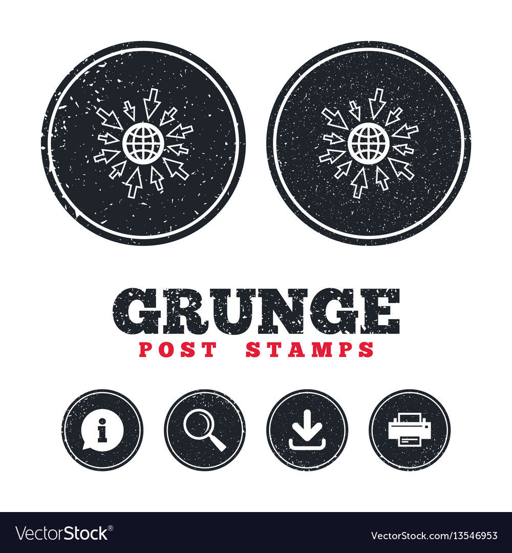 Go to web icon globe with mouse cursors